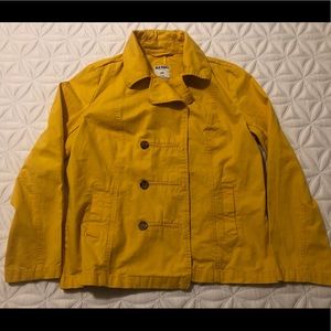 100% cotton button up coat
